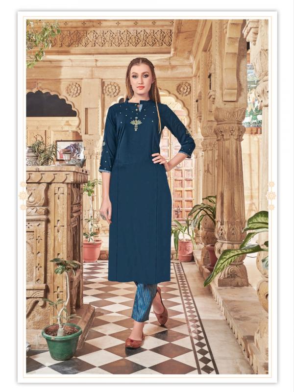 Rangkala-Senorita Rayon Kurti With Bottom Collection